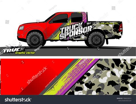 Truck Livery Vector Design Stock Vector (Royalty Free) 1084223612 ...