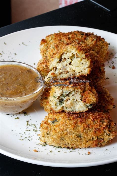 Crispy Baked Chicken Croquettes