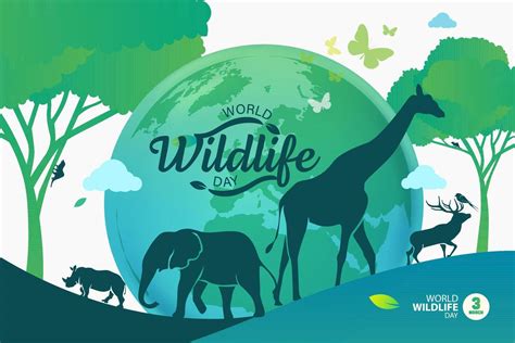 World Wildlife Day Logo design template, March 3 41332227 Vector Art at Vecteezy