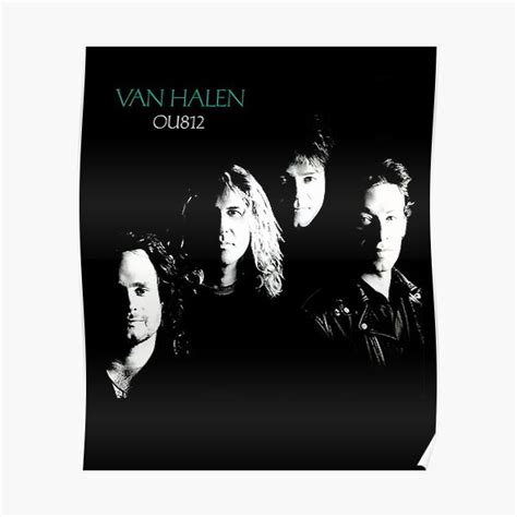 "Ván Hálen Ou812 Album Cover" Poster for Sale by FEQSXCF | Redbubble