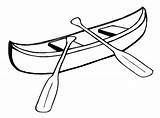 Canoe Coloring Pages For Kids Sketch Page sketch template