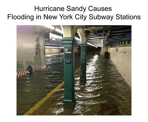 Hurricane Sandy Causes Flooding in New York City Subway Stations | U.S. Climate Resilience Toolkit