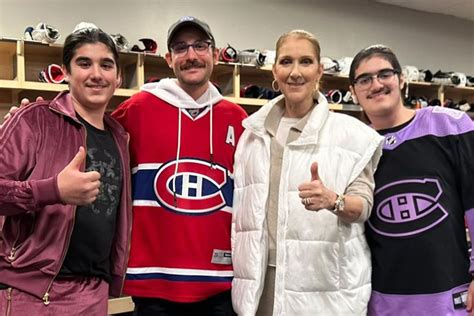 Céline Dion Attends Hockey Game with Her 3 Sons – See the Rare Pics!