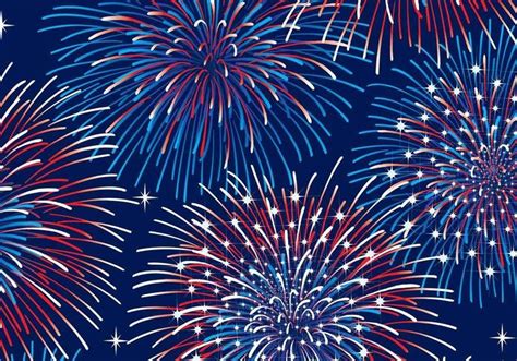 Patriotic Fireworks Background Vector 57127 Vector Art at Vecteezy