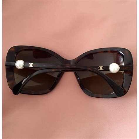 Chanel Sunglasses Brown Plastic ref.18282 - Joli Closet