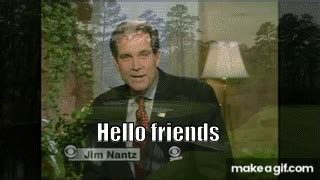 Jim Nantz "Hello Friends" Masters Supercut on Make a GIF