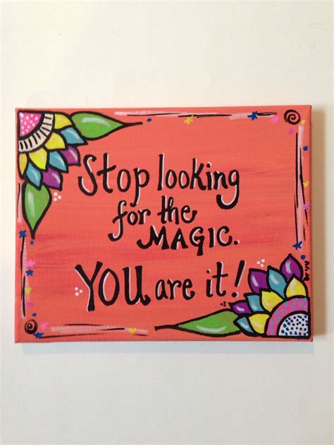 Stop looking for the MAGIC. YOU are it!!! ★ https://www.etsy.com/de/shop/CreatingCadence | Be ...