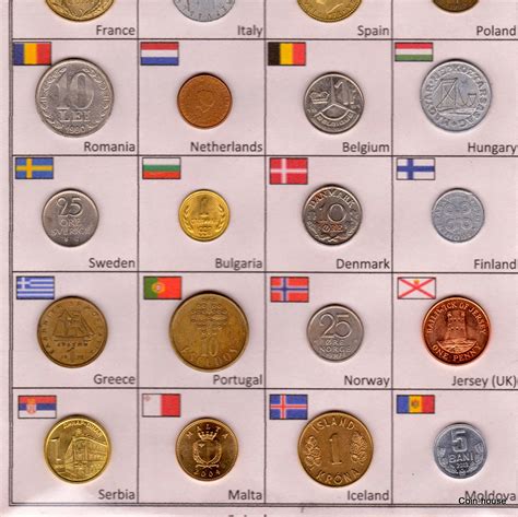 Coin-House: Collection of 24 Coins from Europe, All Tagged and well arranged!