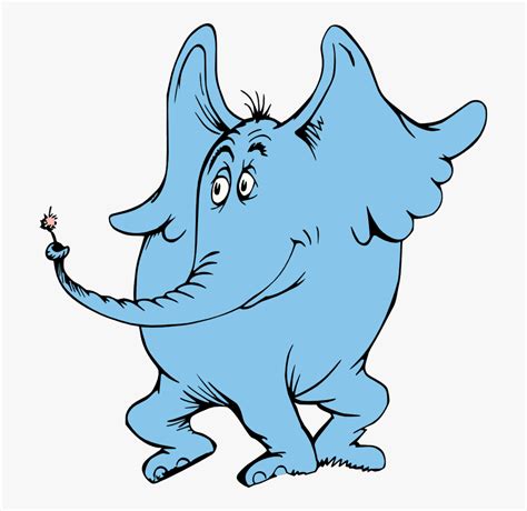 Image Result For Horton Hears A Who - Dr Seuss Characters , Free Transparent Clipart - ClipartKey