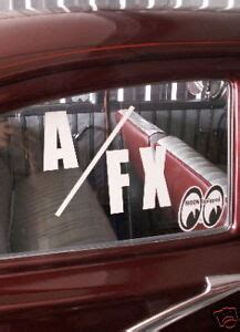 A/FX DRAG RACING CLASS WINDOW DECAL GASSER RAT ROD ALTERED SUPER STOCK HEMI