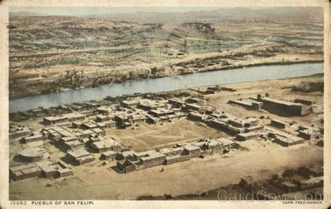 Pueblo of San Felipi San Felipe Pueblo, NM Postcard