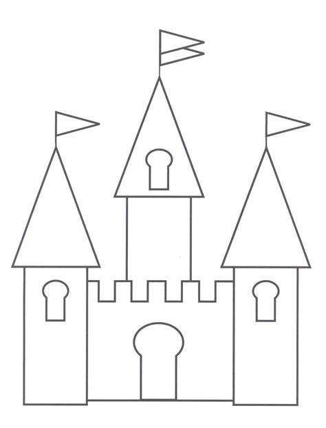 Free Printable Castle Coloring Pages for Kids