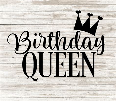 Birthday Queen Svg Birthday Svg Cut File for Cricut - Etsy