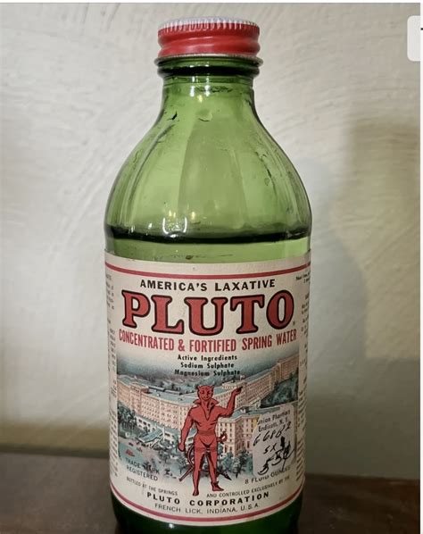 Pluto Water, America’s Physic – Bay Bottles