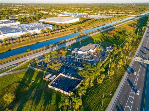 Aerial Photo of the FHP Florida Highway Patrol Troop L Station Stock ...