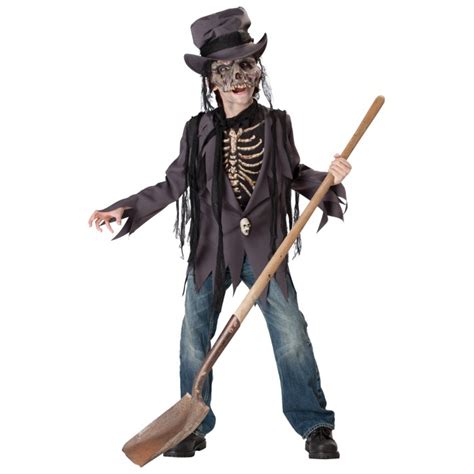 Grave Robber Voodoo Zombie Skeleton Costume