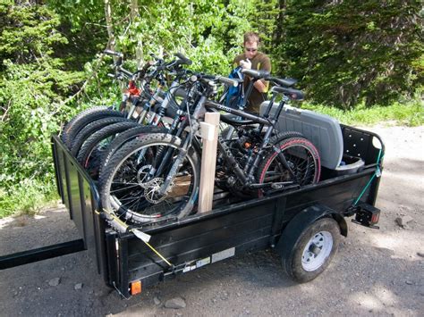 Utility trailer setup for 5 bikes | Mountain Bike Reviews Forum