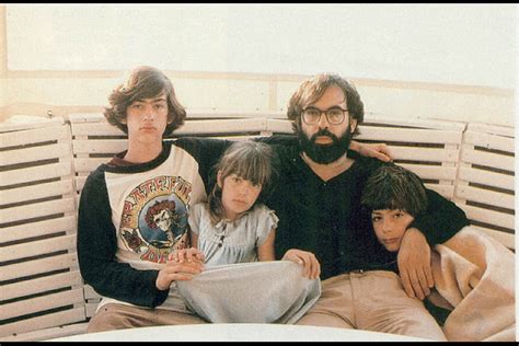 Coppola with his children (from L to R) Gio, Sophia, and Roman.