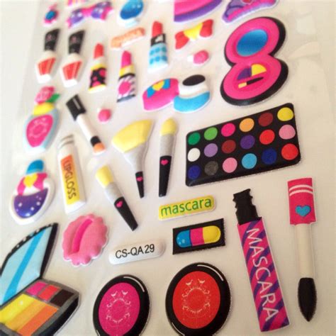 BESTSELLER Puffy Stickers / Makeup stickers / Cute Stickers