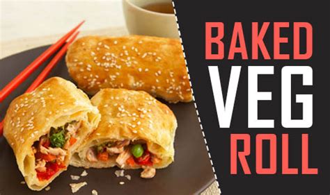 Baked Veg roll - The Wellness Corner