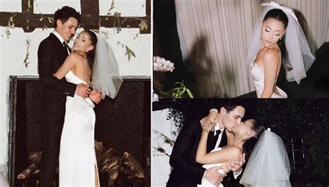 Ariana Grande unveils never-before-seen wedding photos with Dalton Gomez