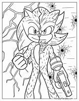 Super Sonic Shadow And Silver Coloring Pages  Free Printable sketch template