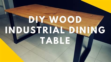 DIY Industrial Kitchen Table – Things In The Kitchen