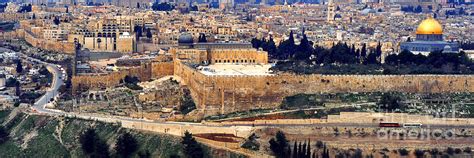 Jerusalem from Mount Olive Photograph by Thomas R Fletcher - Fine Art ...