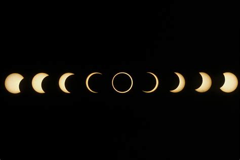 Time-lapse Image Of A Solar Eclipse Photograph by Dr Fred Espenak ...