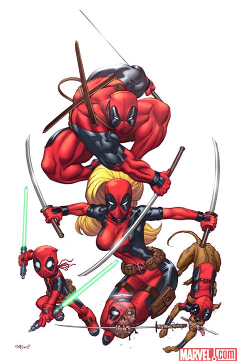 Deadpool Corps Artwork (First look at Lady Deadpool) - Deadpool - Comic Vine