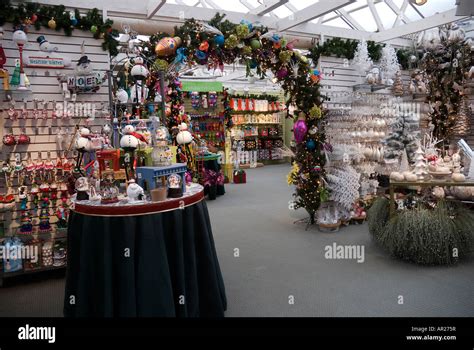 Christmas items for sale at Molbak s Woodinville Washington Stock Photo ...