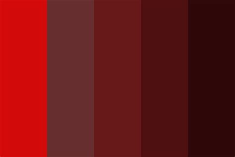 50 Shades of RED Color Palette