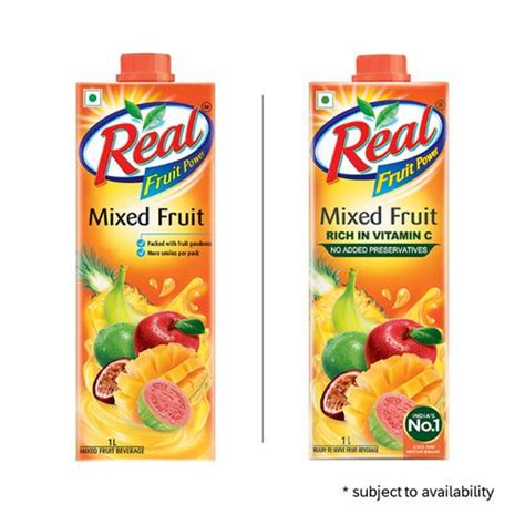 Buy Real Juice Fruit Power Mixed Fruits 1 L Online At Best Price of Rs ...