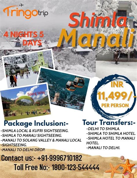 Shimla & Manali Package for 4 Nights & 5 Days | Shimla, Sightseeing, Local hotels