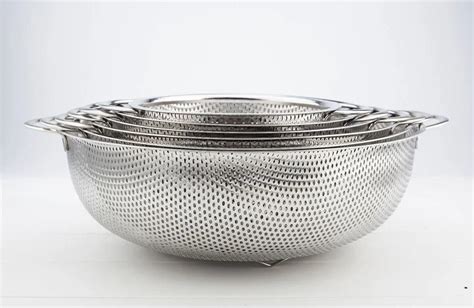 Colander Stainless Steel Washing Rice Colandet Strainer - Buy Colander Strainer,Colander ...