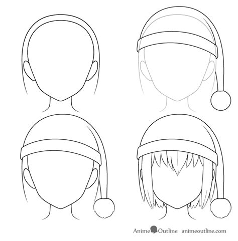 How to Draw Anime Hats & Head Ware - AnimeOutline