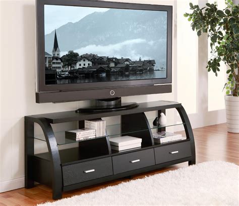 Furniture of America Mestin Black 60-inch TV Stand