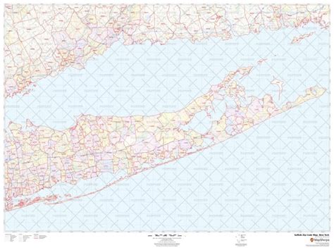 Suffolk Zip Code Map, New York | Suffolk County Zip Codes