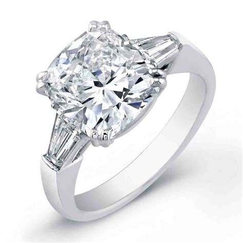 Tiffany Wedding Bands | Cushion cut diamond engagement ring, Diamond ...