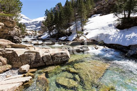 Waterfall In Ordesa National Park Stock Photo | Royalty-Free | FreeImages