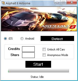 Asphalt 8 Airborne Cheat - Add Credits and Stars: Instructions