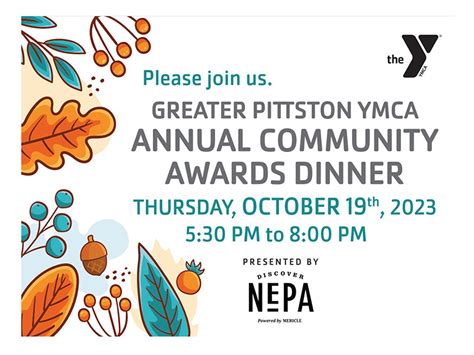 Greater Pittston YMCA Annual Community Awards Dinner | Pittston | DiscoverNEPA