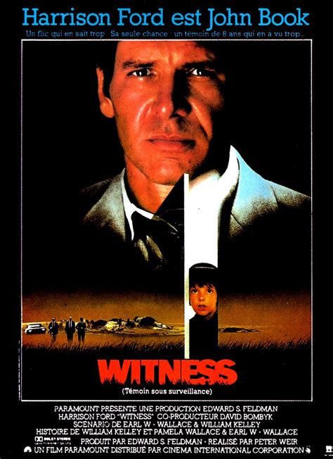 Witness film policier de Peter Weir Harrison Ford, Assassin, Oscar Films, Cloud Movies, Sous ...