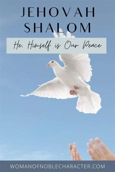 Jehovah Shalom: He Is Our Peace