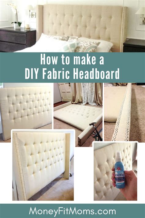 How to DIY Upholstered Headboard with Tufted Buttons -- Save Money!