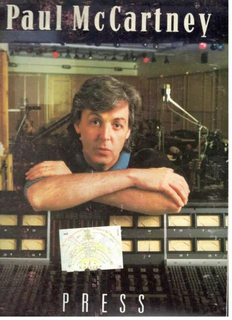 PAUL MCCARTNEY &PRESS& SHEET MUSIC-PIANO/VOCAL/GUITAR/CHORDS-BEATLES ...