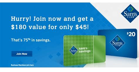 New or Renewed Sam’s Club Membership: $45 Membership + FREE $20 Gift ...