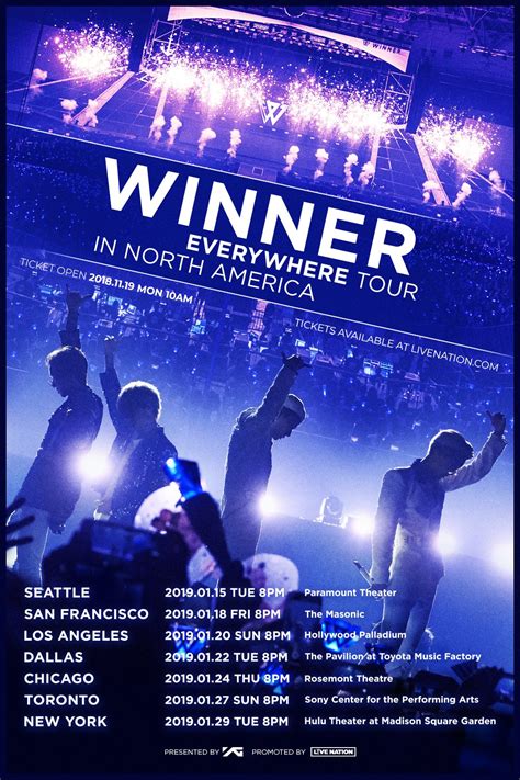 WINNER Announces "EVERYWHERE" Tour in North America for 2019 - K-Pop ...