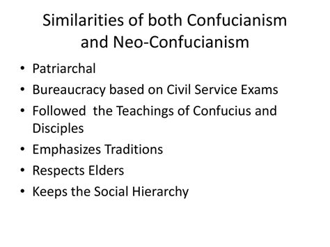 Confucianism and Neo-Confucianism Venn Diagram - ppt download