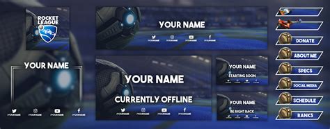 [FREE] Twitch graphics for stream. Including an Overlay, Panels, Banner, Profile Photo and ...